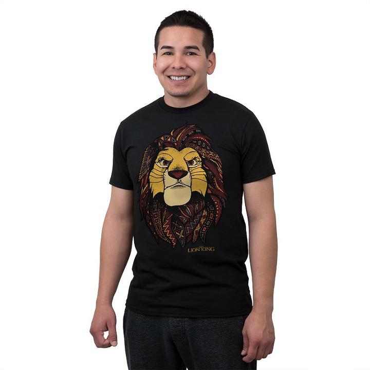 Men's Disney The Lion King Simba Tee, Size: Medium, Med Red