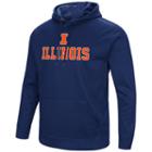 Men's Campus Heritage Illinois Fighting Illini Sleet Pullover Hoodie, Size: Medium, Dark Blue
