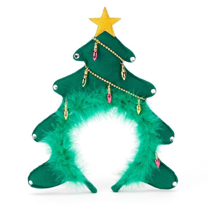 Christmas Tree Headband, Women's, Green
