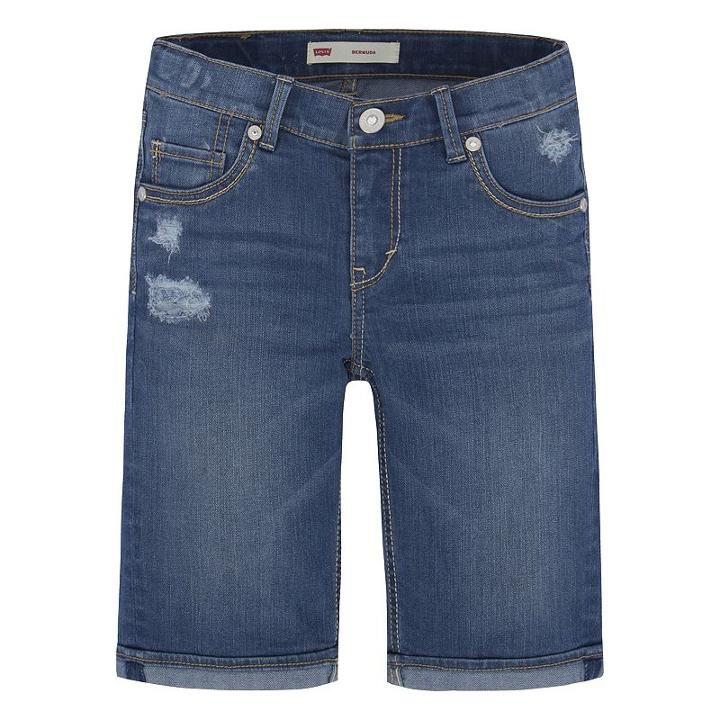 Girls 7-16 Levi's Sweetie Bermuda Shorts, Girl's, Size: 16, Med Blue