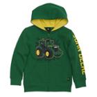 Boys 4-7x John Deere Tractor Zip Hoodie, Size: 6, Green