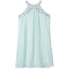 Girls 7-16 Speechless Embellished Halter Top Sheath Dress, Girl's, Size: 7, Lt Green