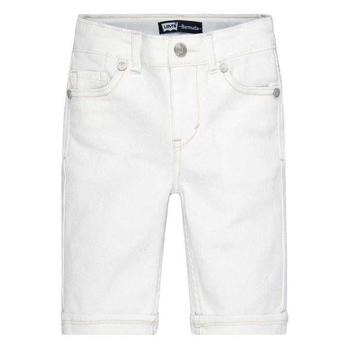 Girls 4-6x Levi's Stretch Denim Bermuda Shorts, Girl's, Size: 6, White