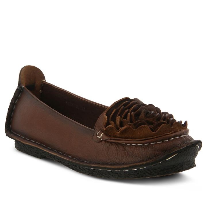 L'artiste By Spring Step Dezi Women's Ballet Flats, Size: 38, Brown