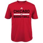 Boys 4-7 Adidas Chicago Bulls Practice Climalite Tee, Boy's, Size: S(4), Red