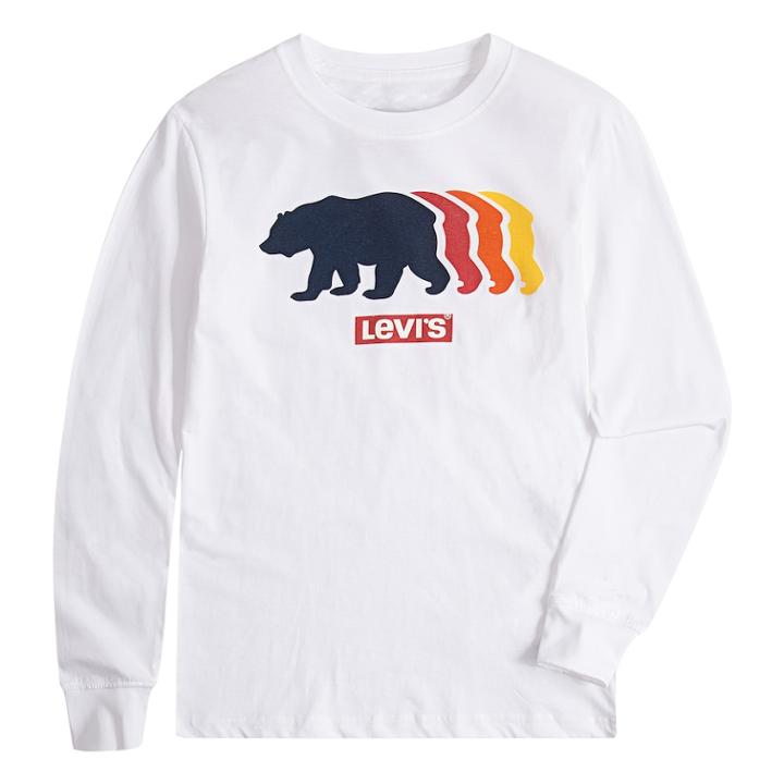 Boys 8-20 Levi's Bear Tee, Size: Small, White