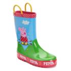 Peppa Pig Muddy Puddle Toddler Girls' Waterproof Rain Boots, Size: 7 T, Beige Over