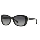 Vogue Vo2943s 55mm Timeless Butterfly Gradient Polarized Sunglasses With Swarovski Elements, Women's, White Oth