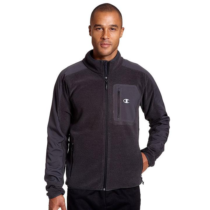 Men's Champion Versatile Mockneck Jacket, Size: Xxl, Grey