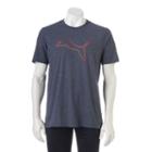 Men's Puma Faded Logo Tee, Size: Small, Grey Other