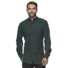 Men's Croft & Barrow&reg; True Comfort Plaid Classic-fit Flannel Button-down Shirt, Size: Xxl, Green