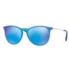 Ray-ban Erika Rb4171 54mm Pilot Mirror Sunglasses, Women's, Med Grey