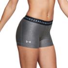 Women's Under Armour Heatgear Shorty Shorts, Size: Xl, Grey