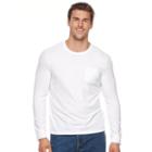 Men's Sonoma Goods For Life&trade; Modern-fit Flexwear Pocket Tee, Size: L Tall, White