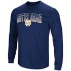 Men's Campus Heritage Notre Dame Fighting Irish Gradient Long-sleeve Tee, Size: Xxl, Dark Blue