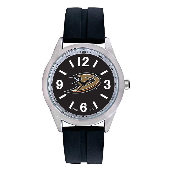 Men's Game Time Anaheim Ducks Varsity Watch, Black