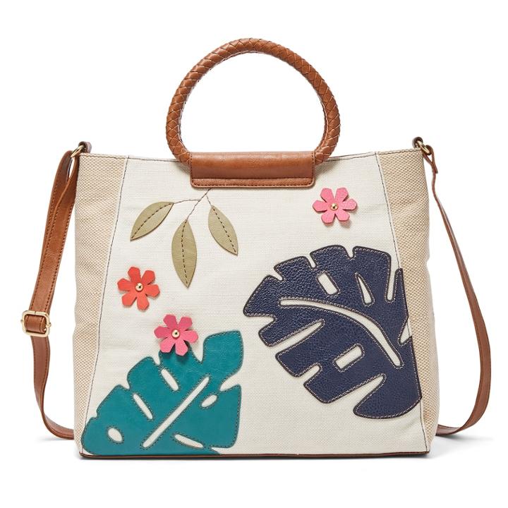 Relic Fiona Tropical Crossbody Satchel, Women's, White