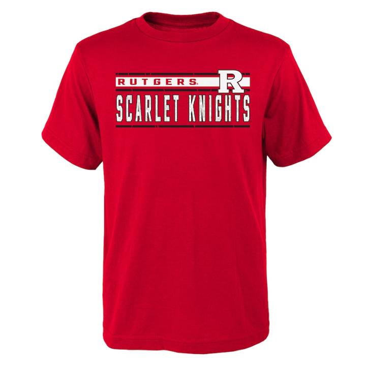 Boys' 4-18 Rutgers Scarlet Knights Regeneration Tee, Size: 8-10, Red