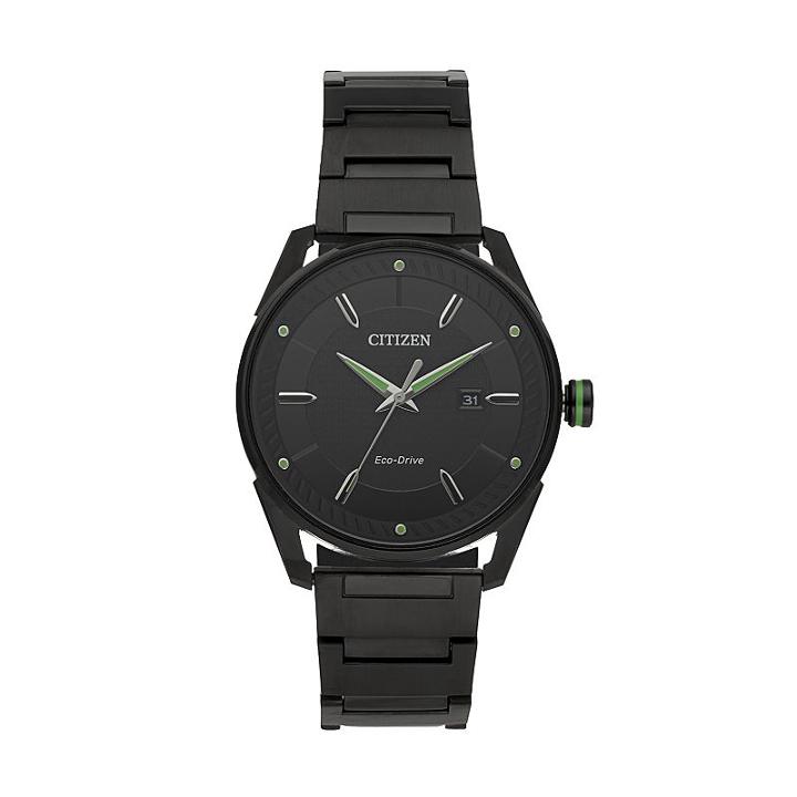 Drive From Citizen Eco-drive Men's Cto Stainless Steel Watch, Size: Large, Black