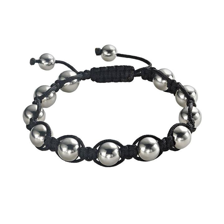 Stainless Steel Shamballa Bracelet, Women's, Size: 8