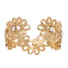 Lc Lauren Conrad Filigree Flower Open Ring, Women's, Size: 7, Gold