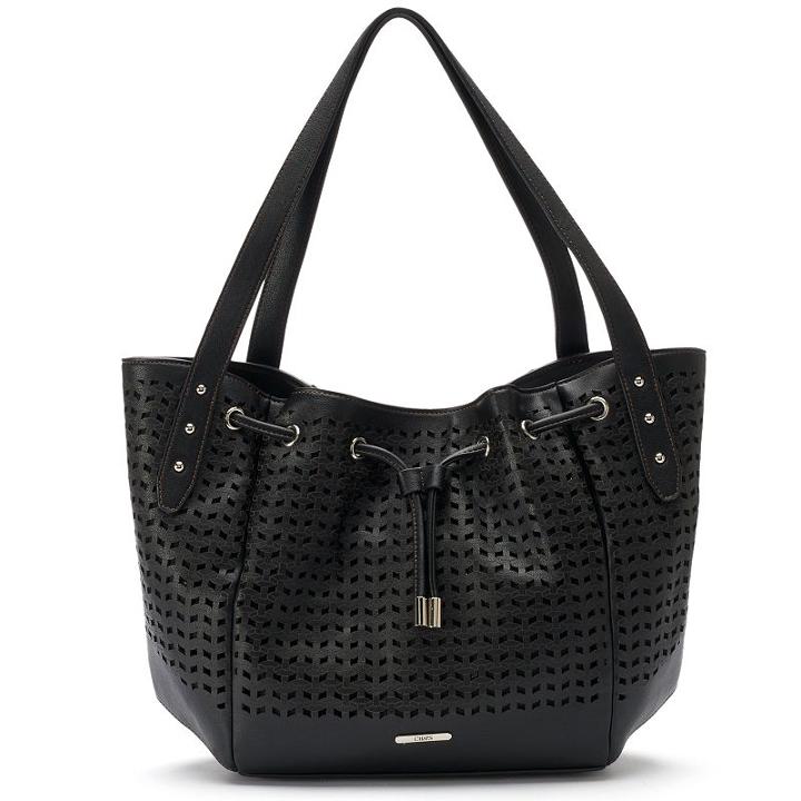 Chaps Max Tote, Women's, Black