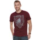 Men's Rock & Republic&reg;graphic Tee, Size: Medium, Dark Red