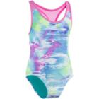 Girls 7-16 Under Armour Dusty One-piece Swimsuit, Girl's, Size: 10, Blue