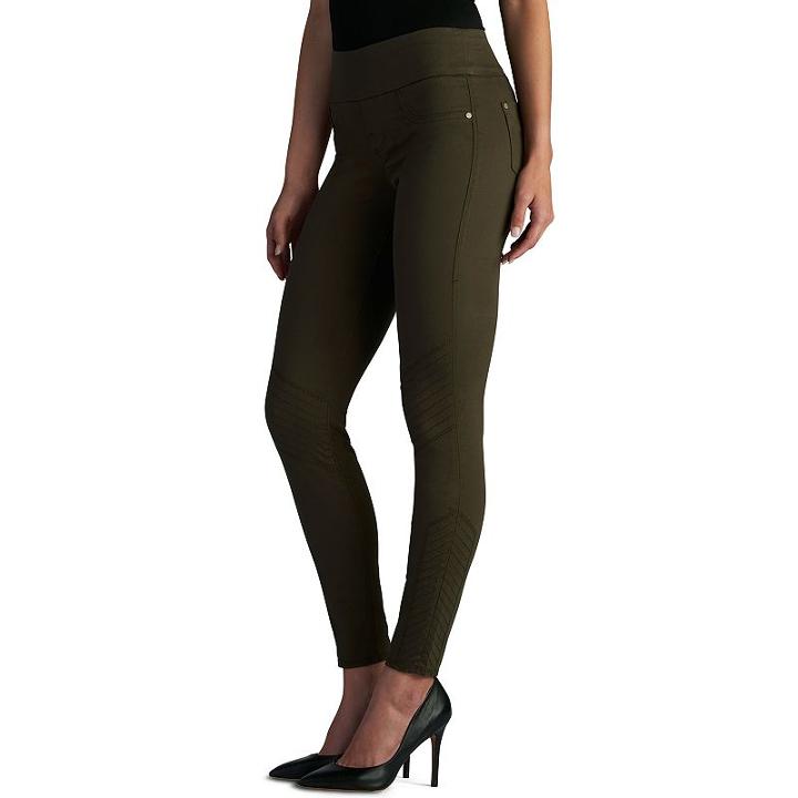 Women's Rock & Republic&reg; Fever Denim Rx&trade; Pull-on Jean Leggings, Size: 12 Avg/reg, Green Oth