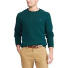 Men's Chaps Classic-fit Solid Crewneck Sweater, Size: Xl, Green