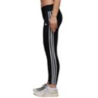 Women's Adidas Designed 2 Move Climalite 3-stripe Midrise Leggings, Size: Medium, Black