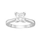 Forever Brilliant 14k White Gold 1 Carat T.w. Lab-created Moissanite Solitaire Engagement Ring, Women's, Size: 7