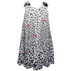 Girls 4-6x Blueberi Boulevard Butterfly Chiffon Dress, Size: 4, Black