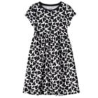 Girls 4-7 Jumping Beans&reg; Shirred Tee Dress, Girl's, Size: 4, Black