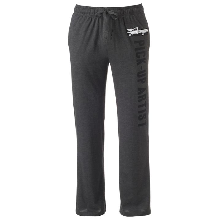 Men's Ford Pick-up Artist Lounge Pants, Size: Small, Grey (charcoal)