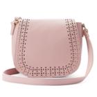 Olivia Miller Kaya Perforated Saddle Crossbody Bag, Women's, Pink