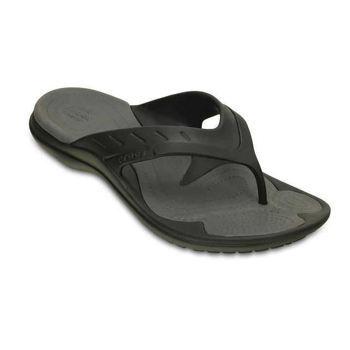 Crocs Modi Men's Sport Flip-flops, Size: M10w12, Grey