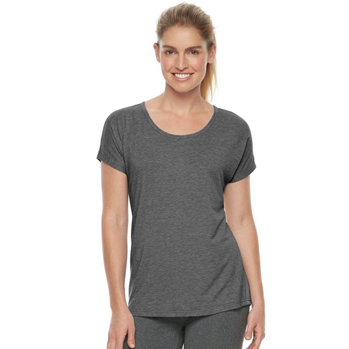 Women's Tek Gear&reg; Dolman Active Tee, Size: Xl, Turquoise/blue (turq/aqua)
