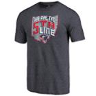 Men's Columbus Blue Jackets Hashmark Tee, Size: Xxl (navy)
