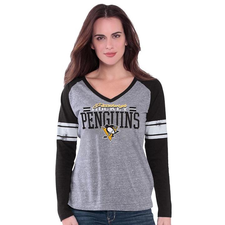 Women's Pittsburgh Penguins Franchise Tee, Size: Xl, Black