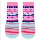 Baby Girl Jumping Beans&reg; Fairisle Slipper Socks, Size: 12-24month, Multi