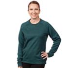 Women's Huntworth Jacquard Diamond & French Terry Sweatshirt, Size: Xl, Turquoise/blue (turq/aqua)
