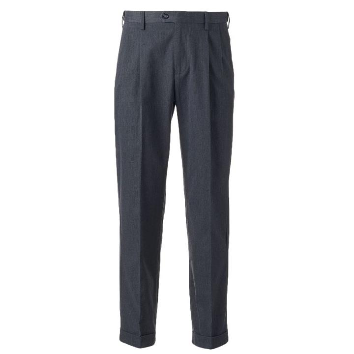 Men's Croft & Barrow&reg; Classic-fit Pleated No-iron Stretch Pants, Size: 32x32, Grey