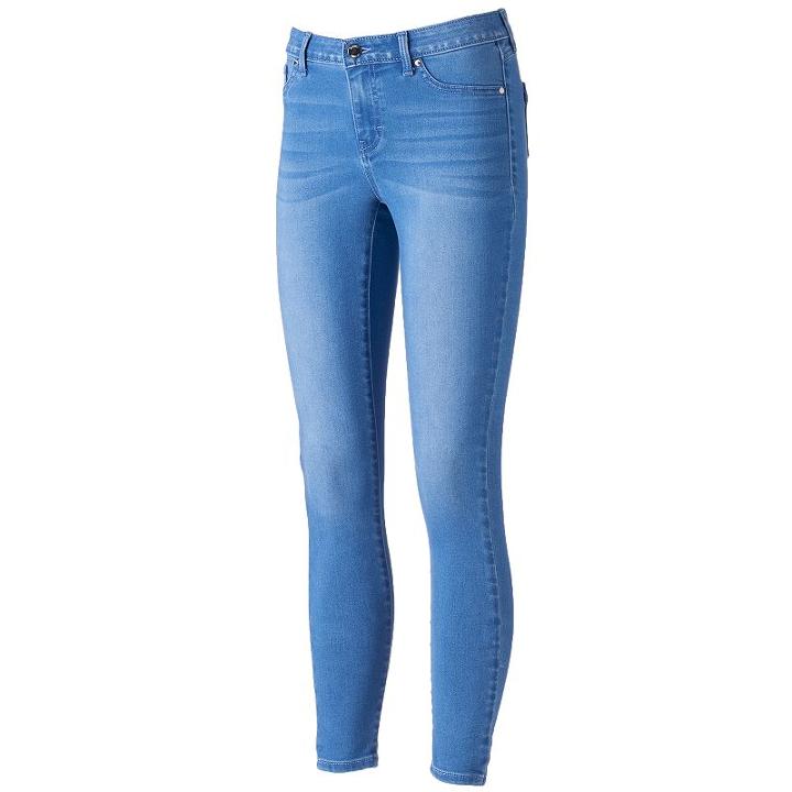 Women's Jennifer Lopez Super Skinny Jeans, Size: 6 Avg/reg, Blue Other