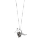 Mudd&reg; Celestial Glitz Charm Necklace, Women's, Silver
