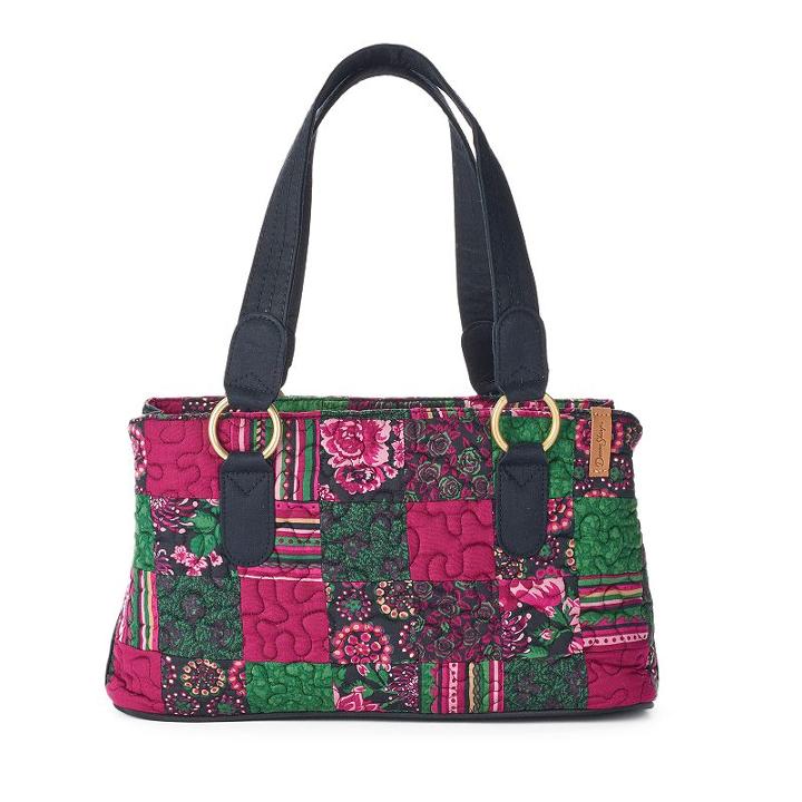 Donna Sharp Reese Quilted Patchwork Satchel, Women's, Canterbury