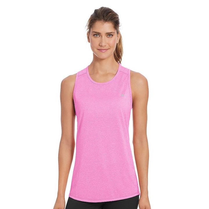 Women's Champion Vapor Reflective Tank Top, Size: Large, Brt Pink