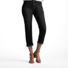 Petite Lee Cameron Easy Fit Crop Jeans, Women's, Size: 6 Petite, Black