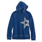 Girls 7-16 & Plus Size So&reg; Sequin Fleece Sweatshirt, Size: 14, Green