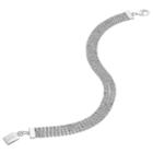 Chaps Cup Chain Multi Strand Bracelet, Women's, Silver